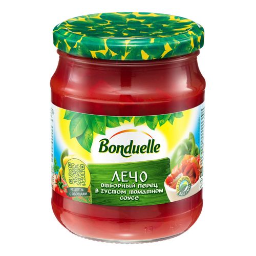 Лечо Bonduelle Отборный перец в густом томатном соусе 520 г