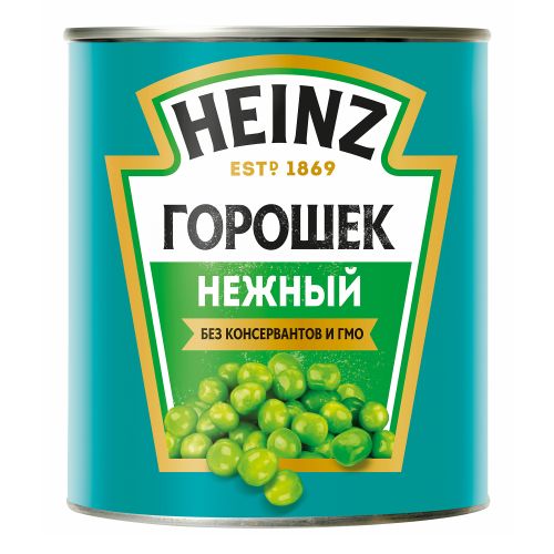 Горошек Heinz зеленый стерилизованный 390 г