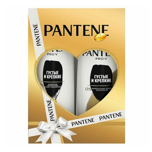 Набор средств для волос Pantene Pro-V Густые и крепкие для женщин 2 предмета