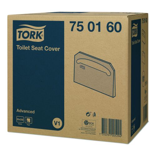 Покрытия для унитаза Tork индивидуальные одноразовые 250 шт