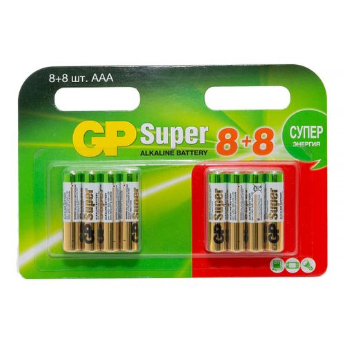 Батарейки GP Super AAA 16 шт