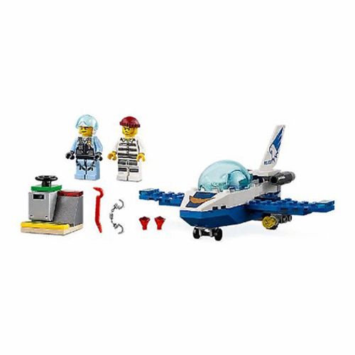 Пластмассовый конструктор Lego City Воздушная полиция: патрульный самолет 54 детали