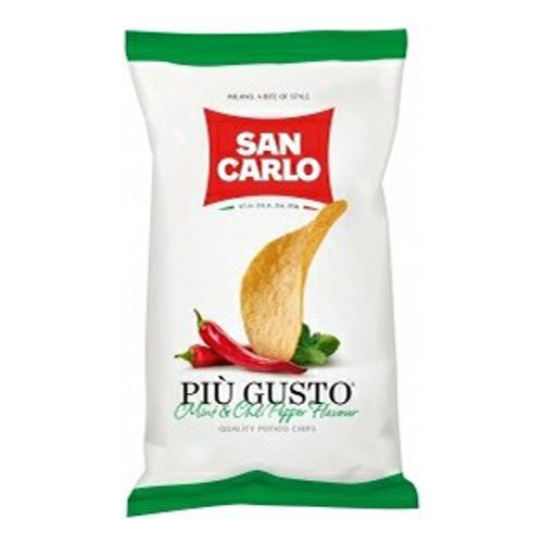 Чипсы картофельные San Carlo Мята и острый перец 150 г
