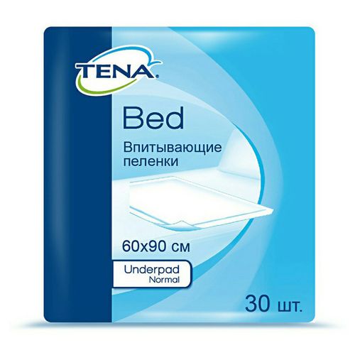 Пеленки одноразовые Tena Bed Underpad Normal впитывающие 60 х 90 см 30 шт