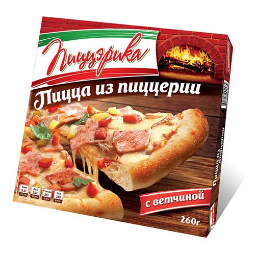 Пицца Пиццэриkа с ветчиной замороженная 260 г