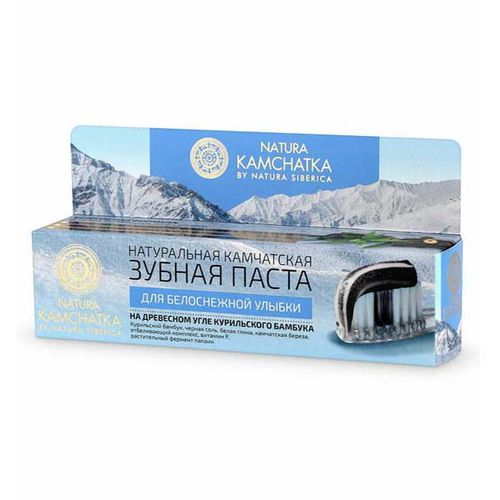 Зубная паста Natura Siberica Kamchatka для белоснежной улыбки на древесном угле и бамбуке 100 мл