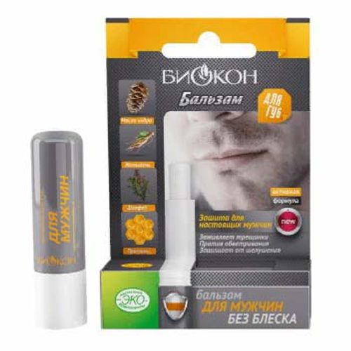 Бальзам для губ для мужчин Биокон защита и питание 4,6 г