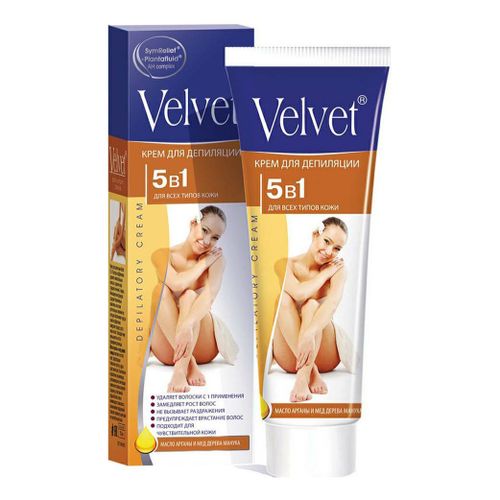 Крем для депиляции Velvet 5 в 1 для всех типов кожи 100 мл