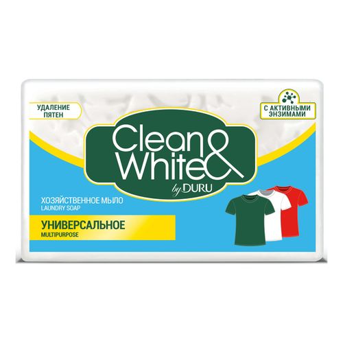 Мыло хозяйственное Duru Clean&White универсальное 125 г