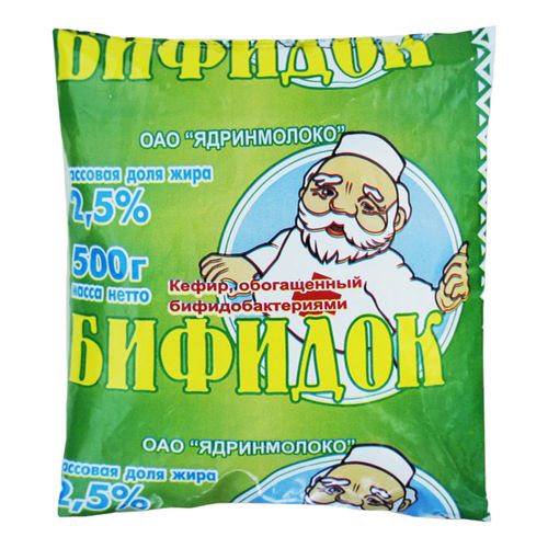 Бифидок Ядринмолоко 2,5% БЗМЖ 450 мл