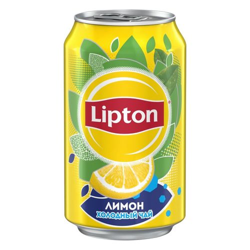 Холодный чай Lipton лимон 330 мл х 12 шт