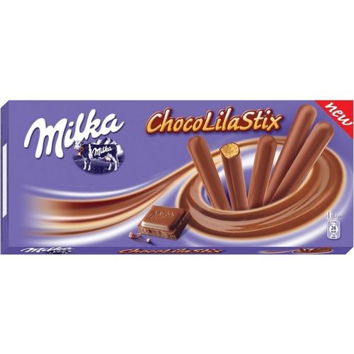 Печенье Milka Lila Stix в шоколаде 112 г