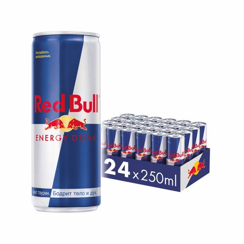 Энергетический напиток Red Bull газированный безалкогольный 250 мл х 24 шт