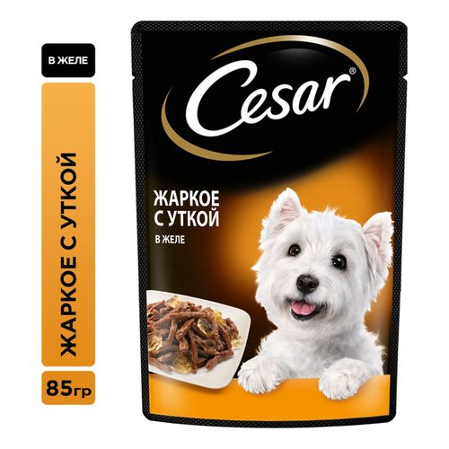 Влажный корм Cesar жаркое с уткой для собак 85 г