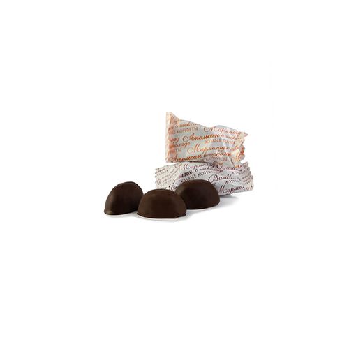 Мармелад Лакомства для здоровья Живые конфеты желейный глазированный с вишней и с апельсином в горьком шоколаде 150 г