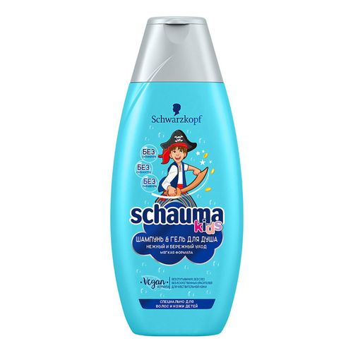 Шампунь-гель Schauma очищение для всех типов волос 380 мл