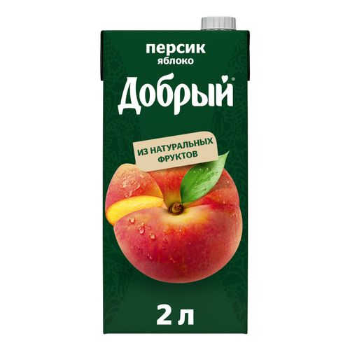 Нектар Добрый персик-яблоко 2 л