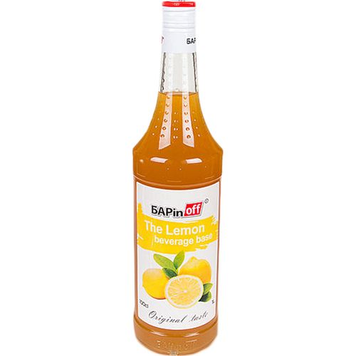 Концентрированная основа для напитков Barinoff лимонная 1 л