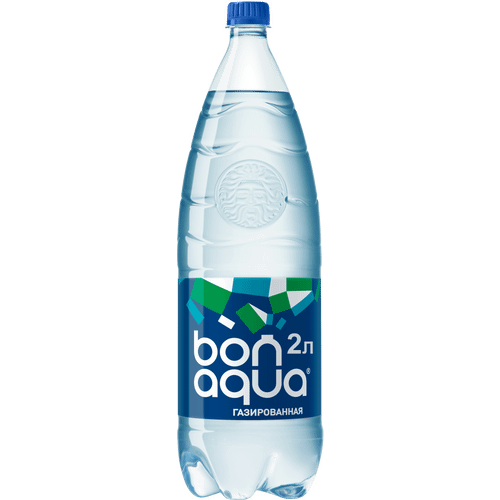 Вода питьевая BonAqua газированная столовая 2 л х 6 шт
