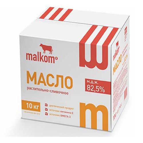 Растительно-сливочное масло Malkom 82,5% СЗМЖ 5 кг