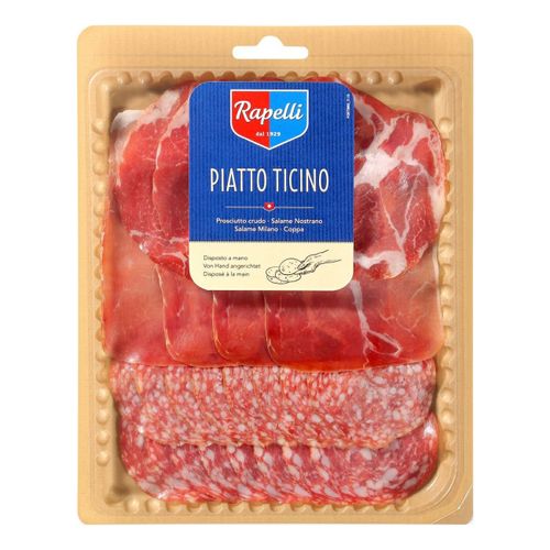 Ассорти сыровяленое Rapelli Piatto Ticcino 120 г