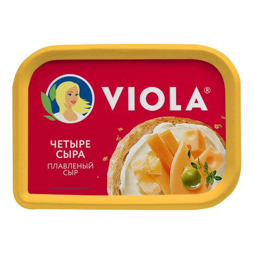 Сыр плавленый Viola Четыре сыра 50% БЗМЖ 200 г
