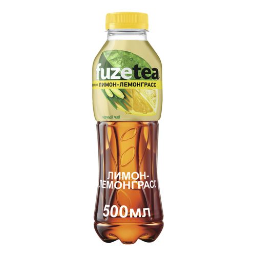Холодный чай Fuzetea черный лимон-лемонграсс 500 мл