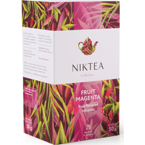 Фруктовый чай Niktea Fruit Magenta в пакетиках 2 г 25 шт