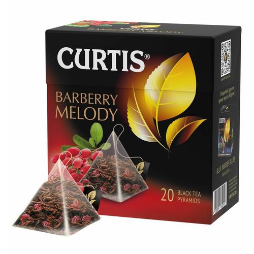 Чай черный Curtis Barberry Melody ароматизированный в пирамидках 1,8 г x 20 шт