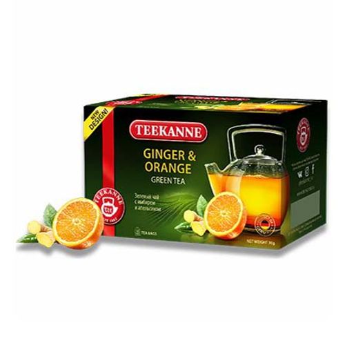 Чай зеленый Teekanne Ginger & Orange 1,5 г 20 шт