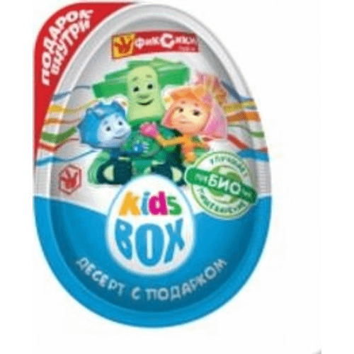 Яйцо шоколадное KidsBox Фиксики десерт с подарком 20 г