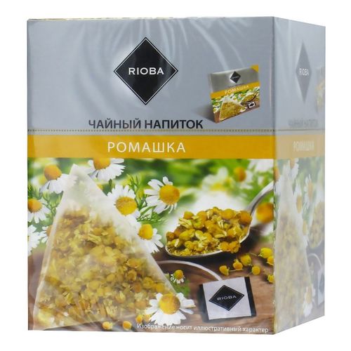 Травяной чай Rioba Ромашка в пакетиках 1,5 г 14 шт