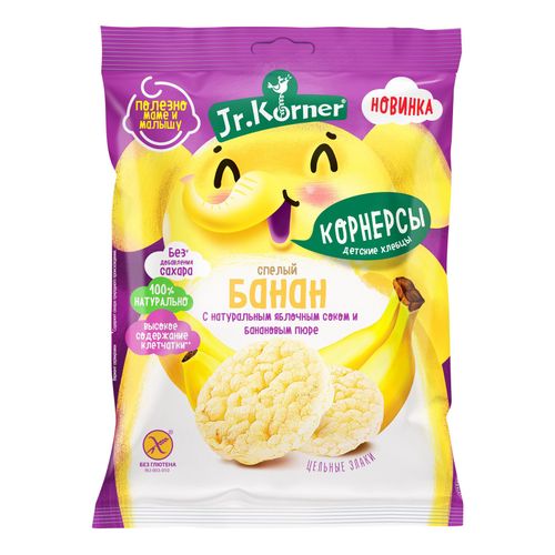 Хлебцы рисовые Dr.Korner Корнерсы с бананом 30 г