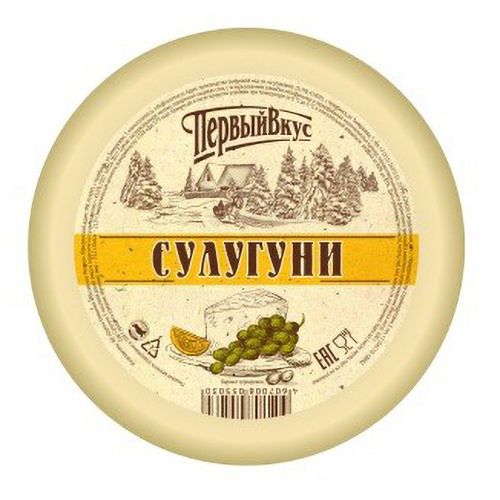 Сыр рассольный Первый вкус Сулугуни 45% БЗМЖ 300 г