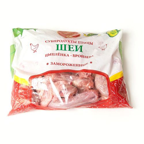 Шеи куриные Краснодонская ПТФ замороженные 1 кг