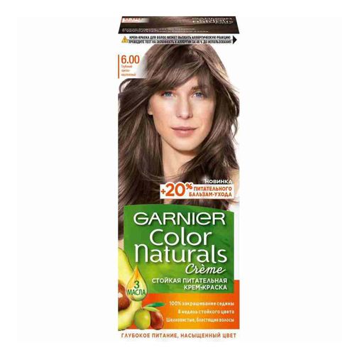 Крем-краска для волос Garnier Color Naturals 6 глубокий светло ...