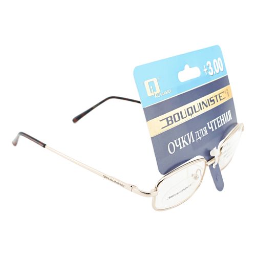 Комплект Bouquiniste 4 в 1 очки корригирующие для чтения +3,5 + футляр + салфетка из микрофибры + шнурок
