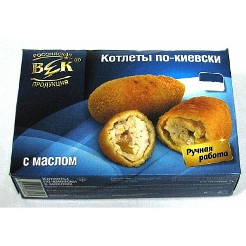 Котлеты куриные Век По-киевски с маслом замороженные 4 шт 170 г