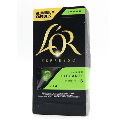 Кофе L'OR Lungo Elegante молотый в капсулах 5,2 г х 10 шт