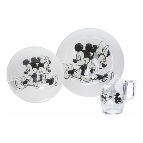 Набор детской посуды Luminarc Disney Fun Story стекло 3 предмета
