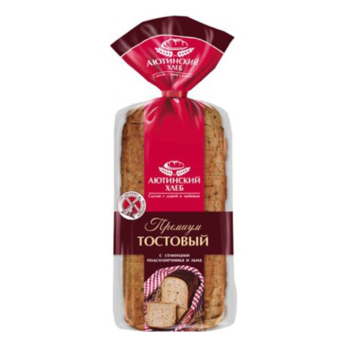 Хлеб Аютинский Хлеб премиум тостовый ржано-пшеничный в нарезке 670 г