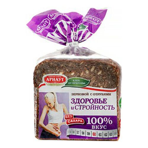 Хлеб Арнаут Здоровье и стройность зерновой ржано-пшеничный в нарезке 290 г