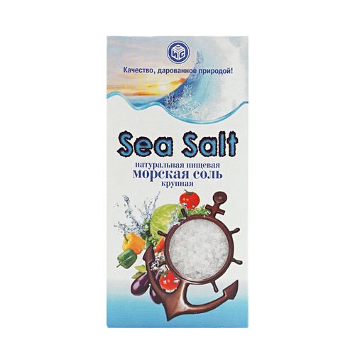 Соль морская Sea Salt Натуральная 600 г