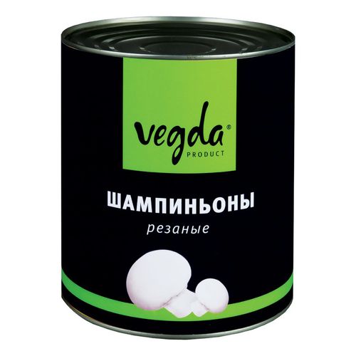 Шампиньоны Vegda product резаные 3,1 л