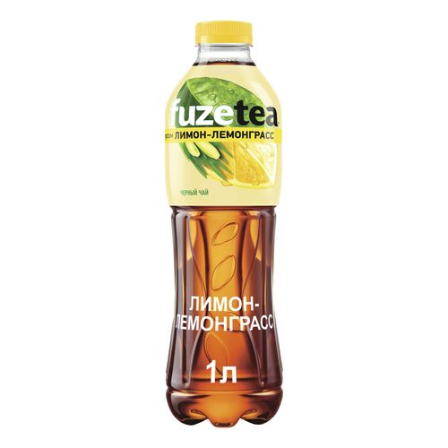Холодный чай FuzeTea черный лимон-лемонграсс 1 л
