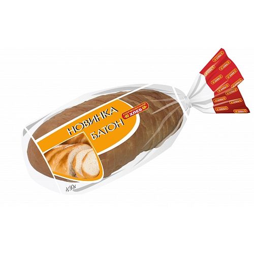 Батон Сормовский хлеб Новинка пшеничный в нарезке 450 г