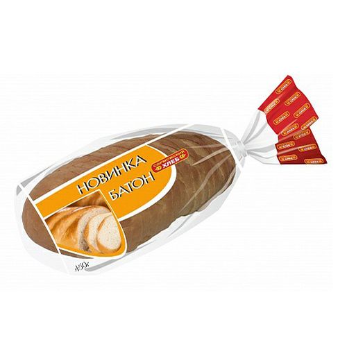 Батон Сормовский хлеб Новинка пшеничный в нарезке 450 г