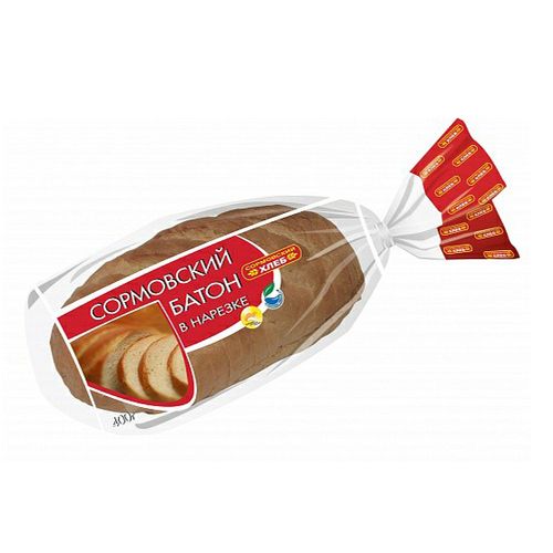 Батон Сормовский хлеб Сормовский пшеничный в нарезке 400 г
