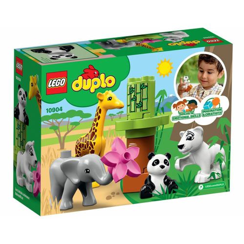 Пластмассовый конструктор Lego Duplo Детишки животных 9 деталей