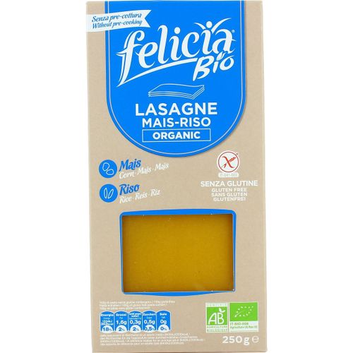 Макаронные изделия Felicia Bio Лазанья без глютена 250 г
